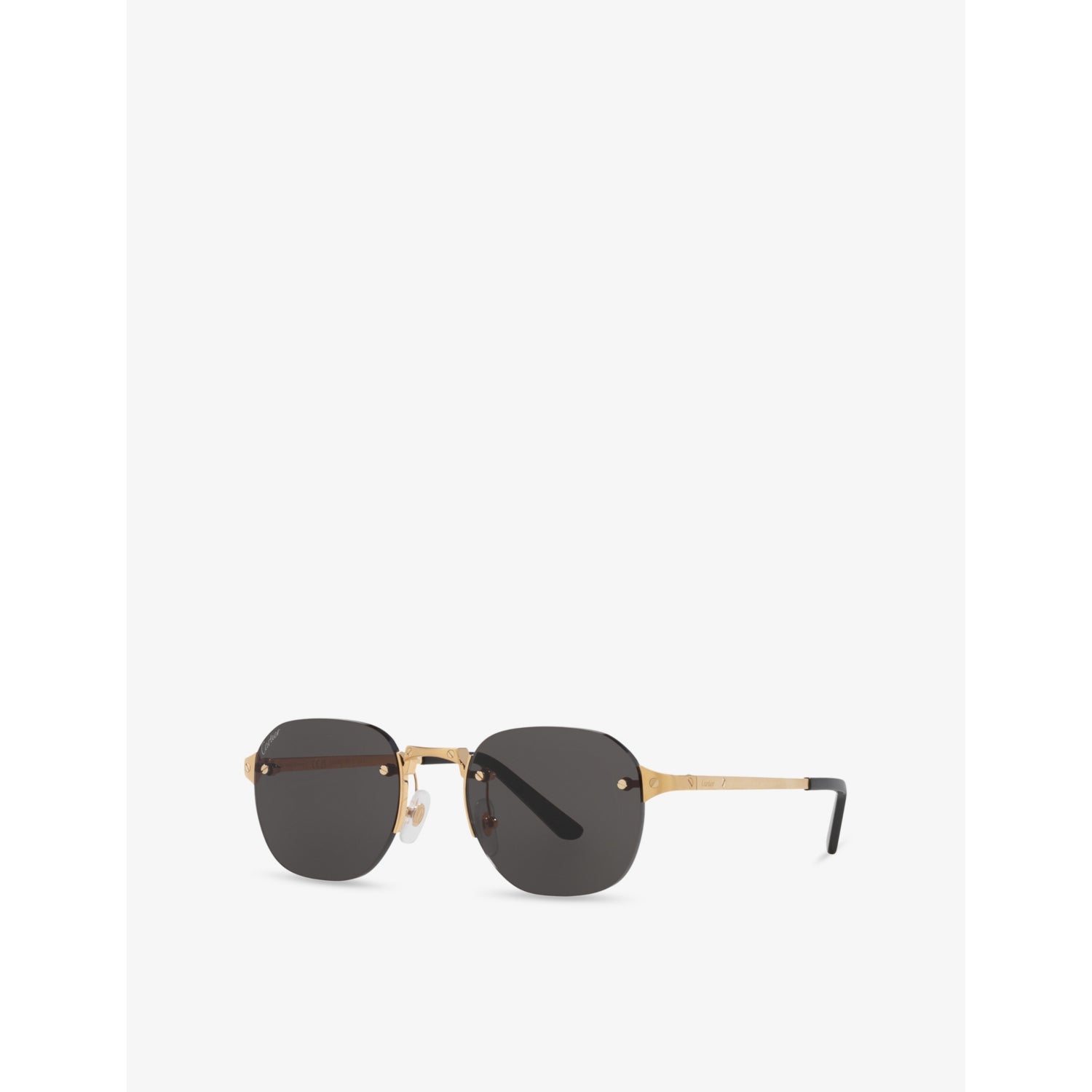 Cartier CT0459S square metal sunglasses, UK version