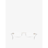 Cartier Panthère rectangle-frame metal optical glasses - British product