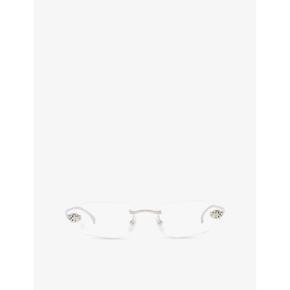 Cartier Panthère rectangle-frame metal optical glasses - British product