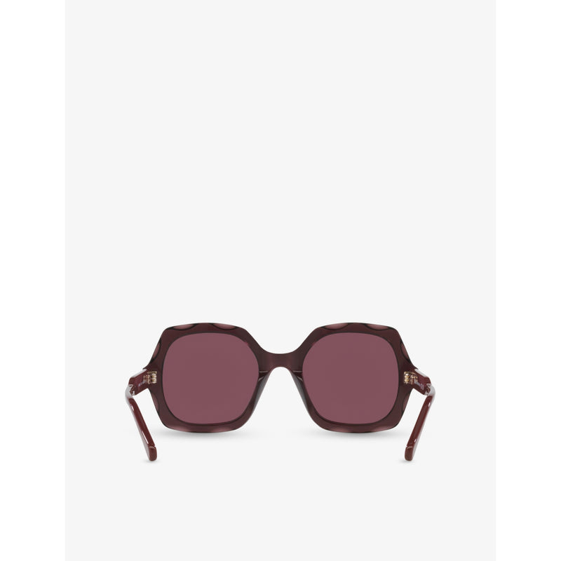 Chloé square-frame acetate sunglasses CH0226S, UK version