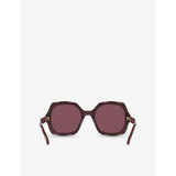 Chloé square-frame acetate sunglasses CH0226S, UK version