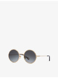 Chloé CH0230S round-frame metal sunglasses, UK version