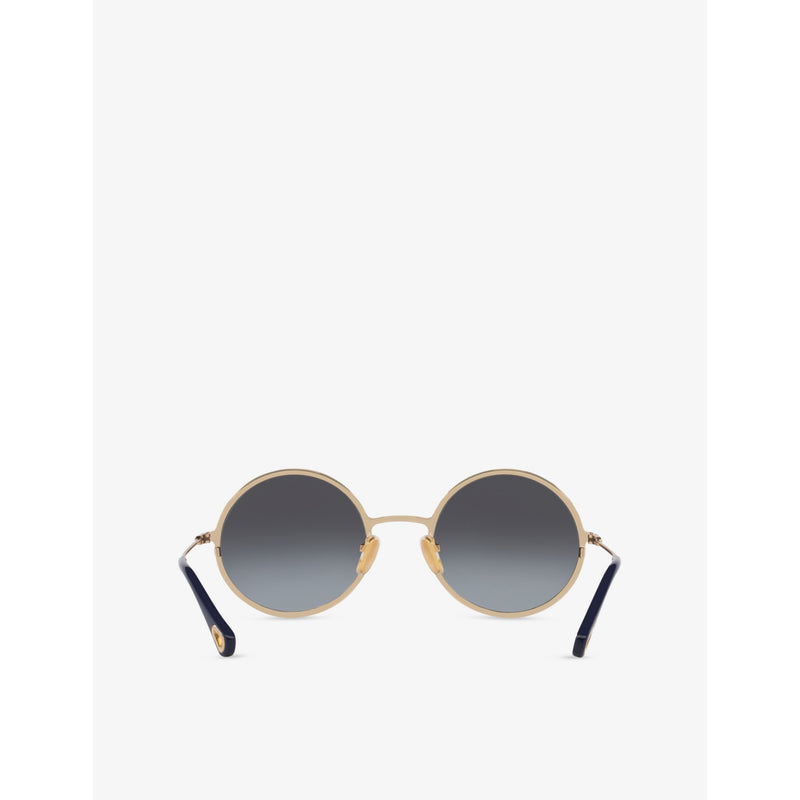 Chloé CH0230S round-frame metal sunglasses, UK version