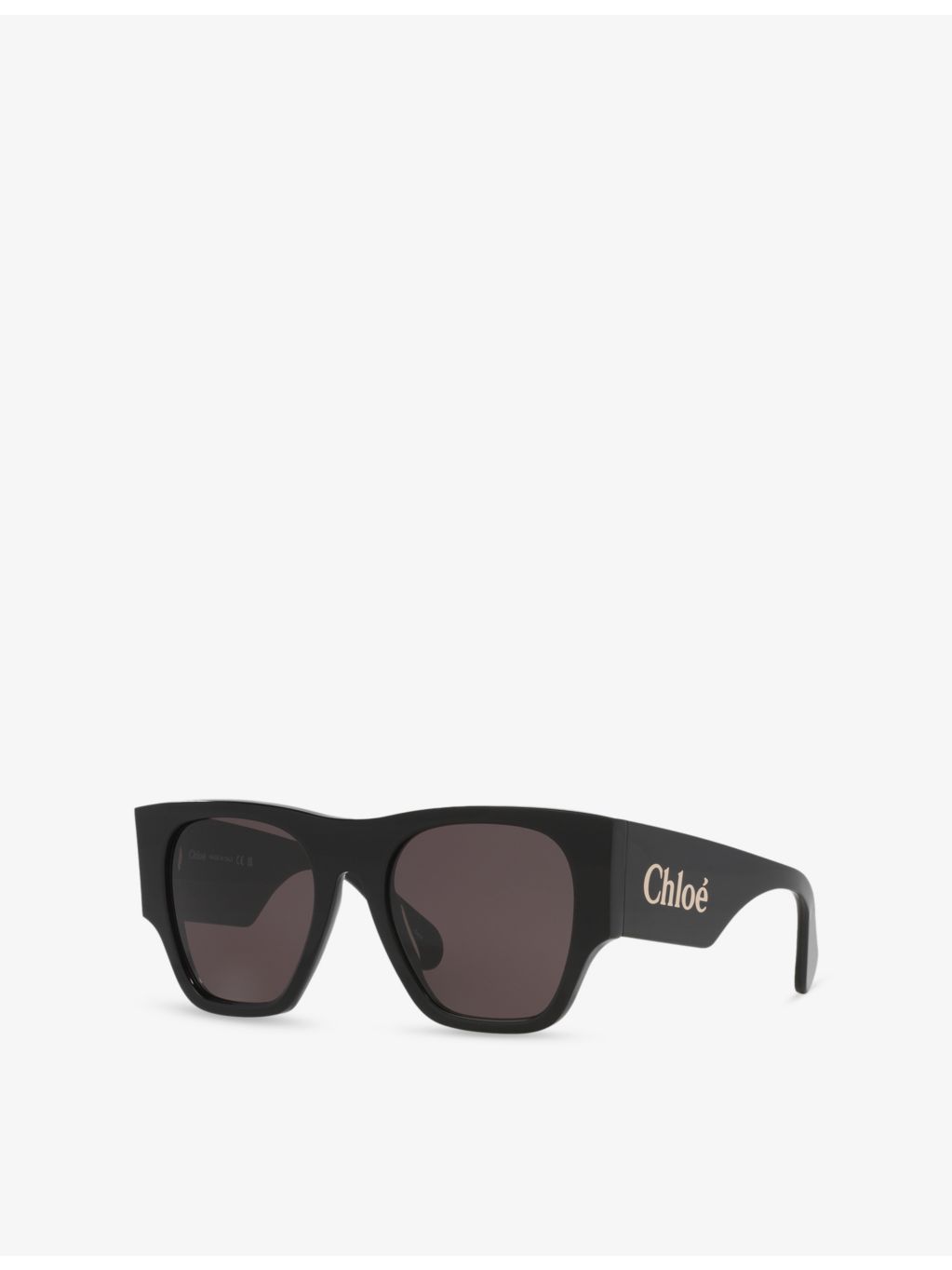 Chloé CH0233S square-frame acetate sunglasses, imported from the UK