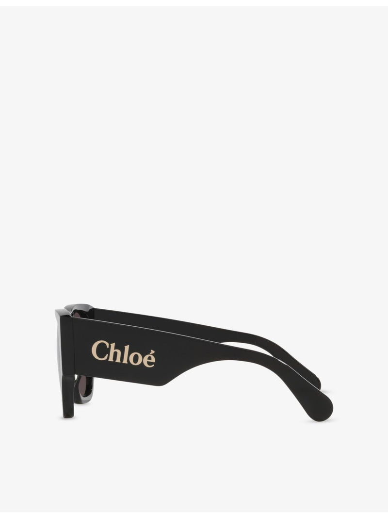 Chloé CH0233S square-frame acetate sunglasses, imported from the UK