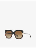 Chloé CH0240S tortoiseshell square acetate sunglasses, UK version