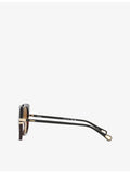Chloé CH0240S tortoiseshell square acetate sunglasses, UK version