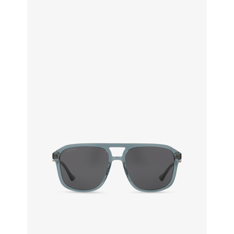 Gucci GG1494S square-frame acetate sunglasses, UK version