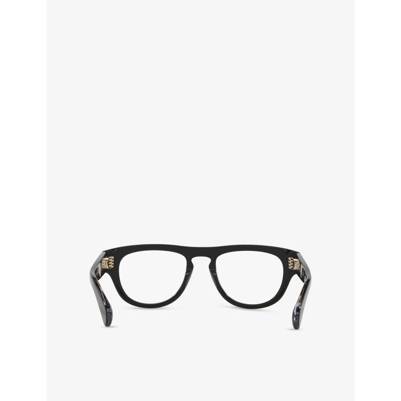 Gucci oval-frame acetate eyeglasses GG1519O - British product