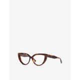 Gucci tortoiseshell cat-eye acetate glasses GG1530O, imported from the UK