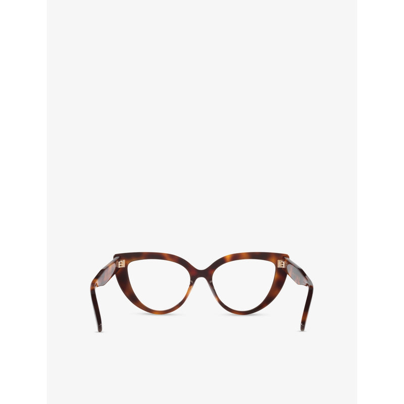 Gucci tortoiseshell cat-eye acetate glasses GG1530O, imported from the UK