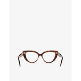 Gucci tortoiseshell cat-eye acetate glasses GG1530O, imported from the UK
