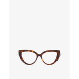 Gucci tortoiseshell cat-eye acetate glasses GG1530O, imported from the UK