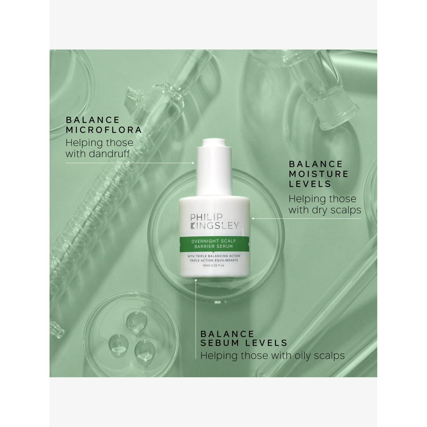 Philip Kingsley overnight scalp barrier serum 60ml (British brand)