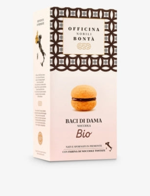 Officina Nobili Bonta hazelnut Baci Di Dama biscuits 180g - British product