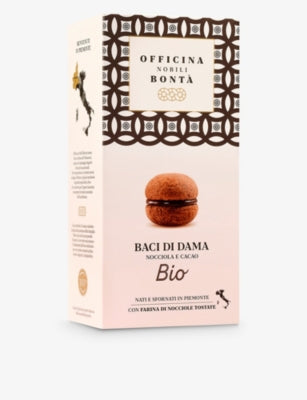 Officina Nobili Bonta hazelnut chocolate biscuits 180g, imported from the UK