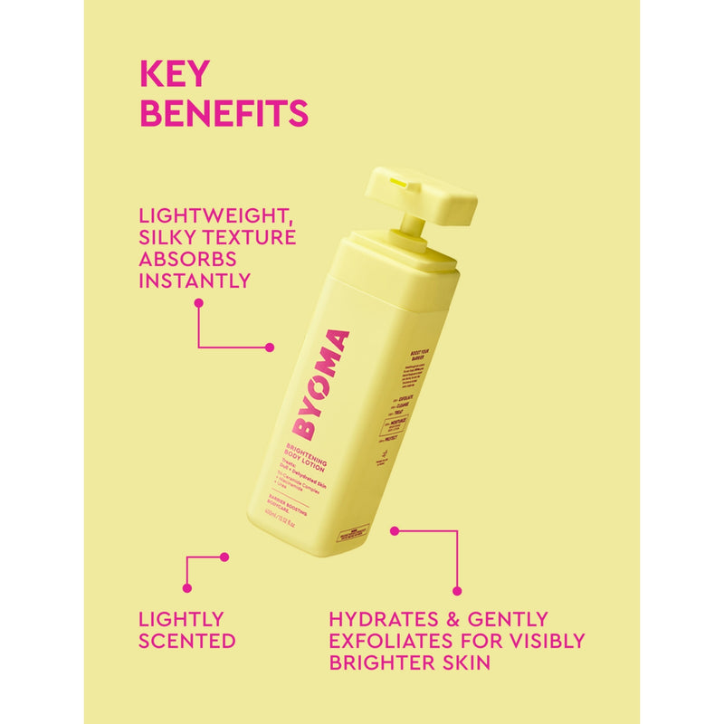 Byoma brightening body lotion 400ml, UK version