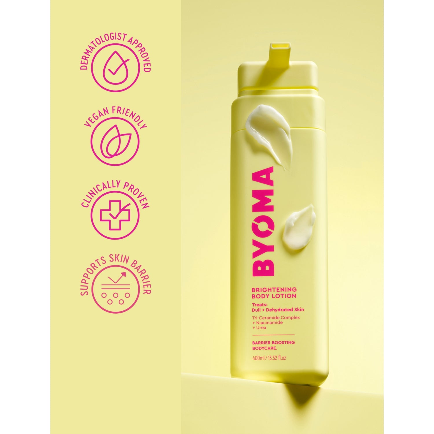 Byoma brightening body lotion 400ml, UK version