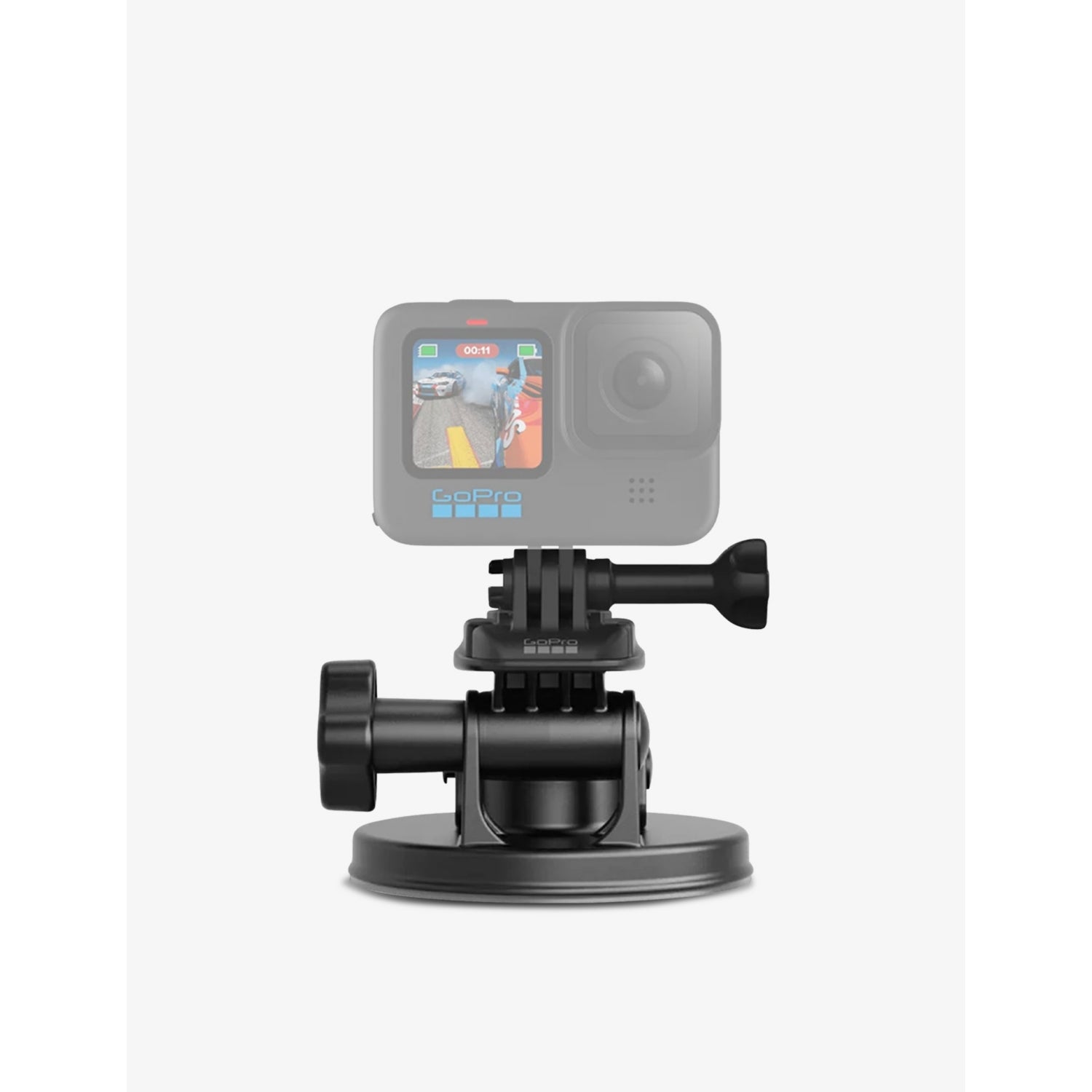 Suction cup camera mount with adjustable arms and two bases (British brand)