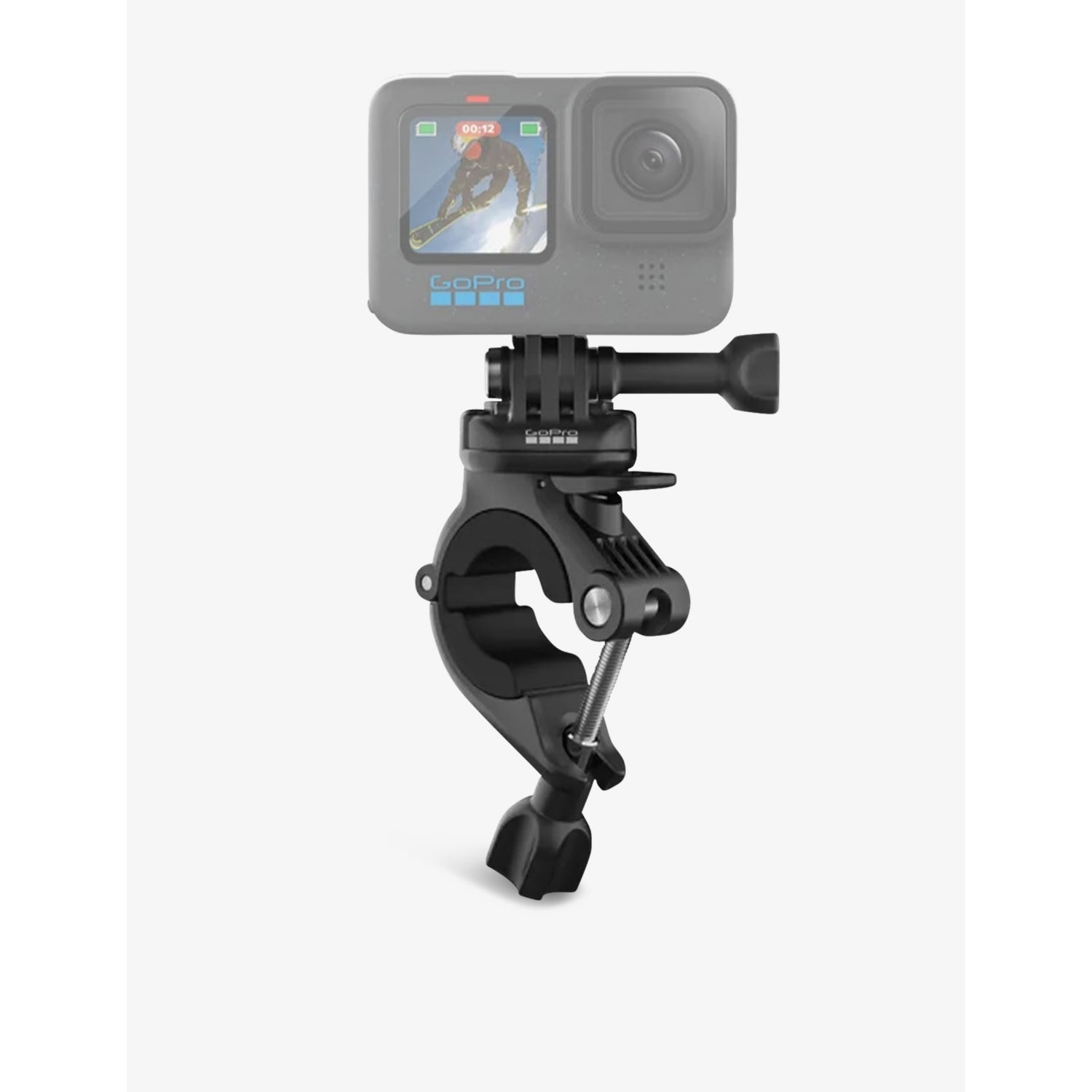 Handlebar camera mount for GoPro fits 9-35mm tubes - British product