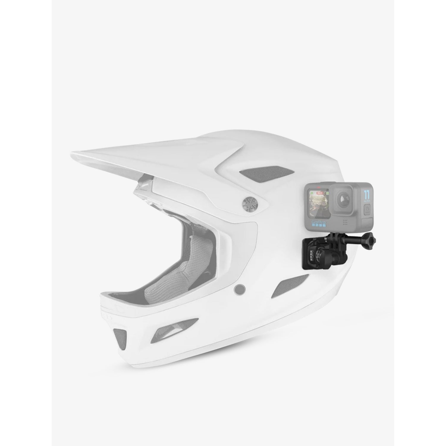 Helmet front and side mount for GoPro cameras, UK version