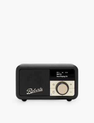 Roberts Revival Petite 2 DAB Bluetooth radio in Black (British brand)