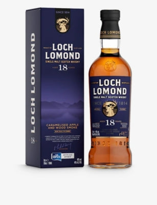 Loch Lomond single malt Scotch whisky 18-year-old 700ml - British product