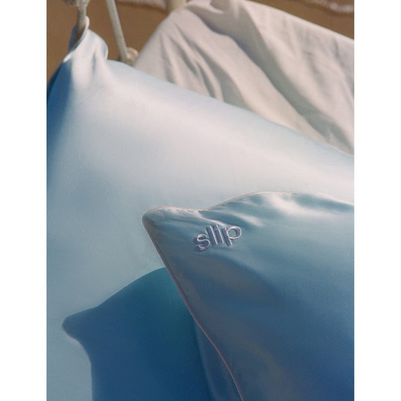 Slip queen zippered silk pillow 51cm x 76cm - British product