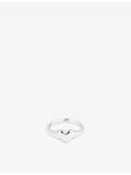Astrid & Miyu heart signet ring 0.8cm, imported from the UK