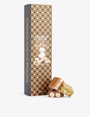 La Molina gianduja chocolate chunks hazelnut pistachio almond 170g (British brand)