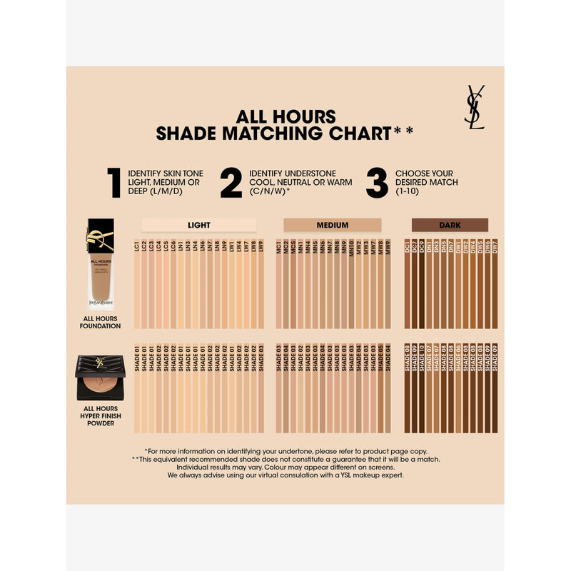 Yves Saint Laurent All Hours Hyper Finish powder 9g - British product