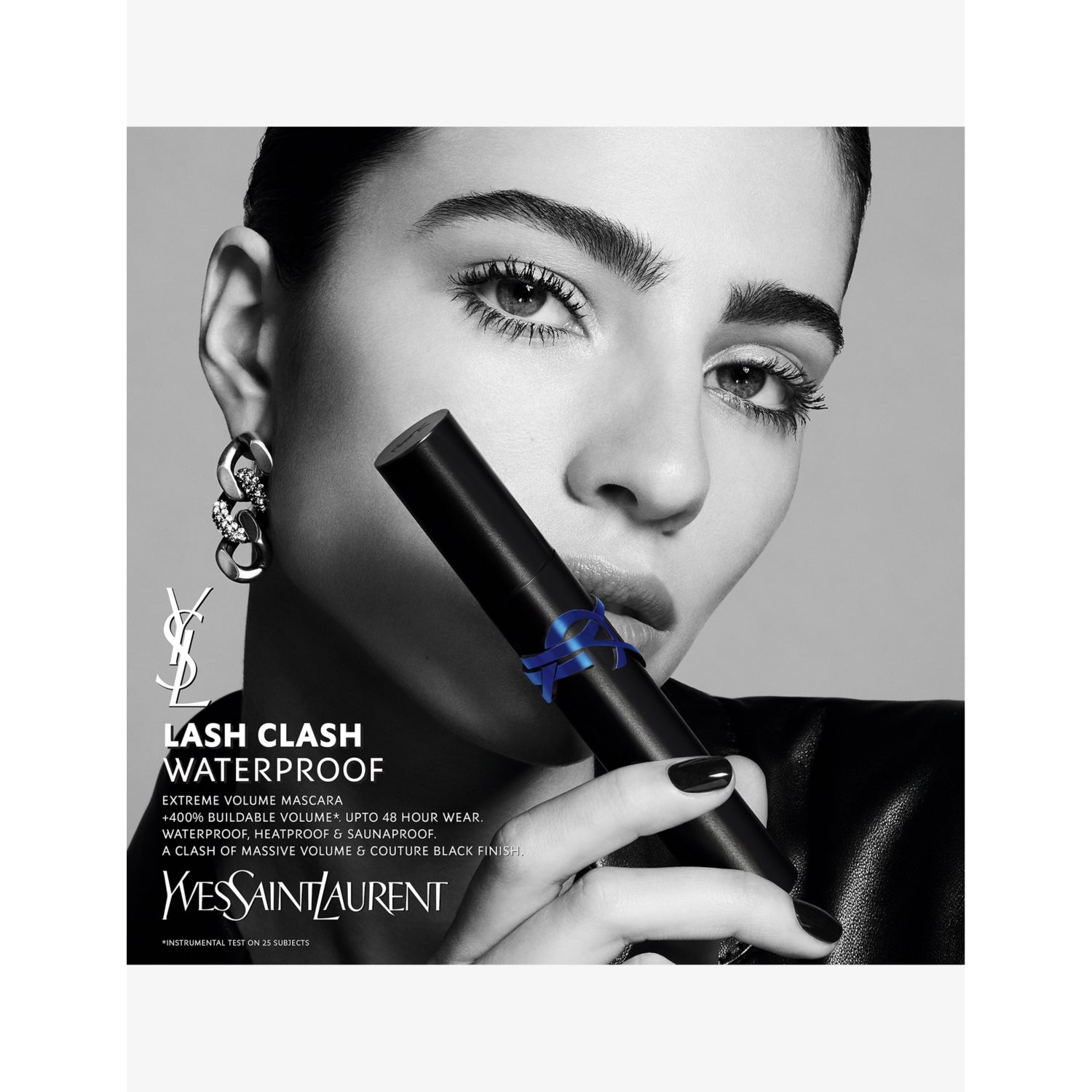 Yves Saint Laurent Lash Clash extreme volume waterproof mascara 9ml (British brand)