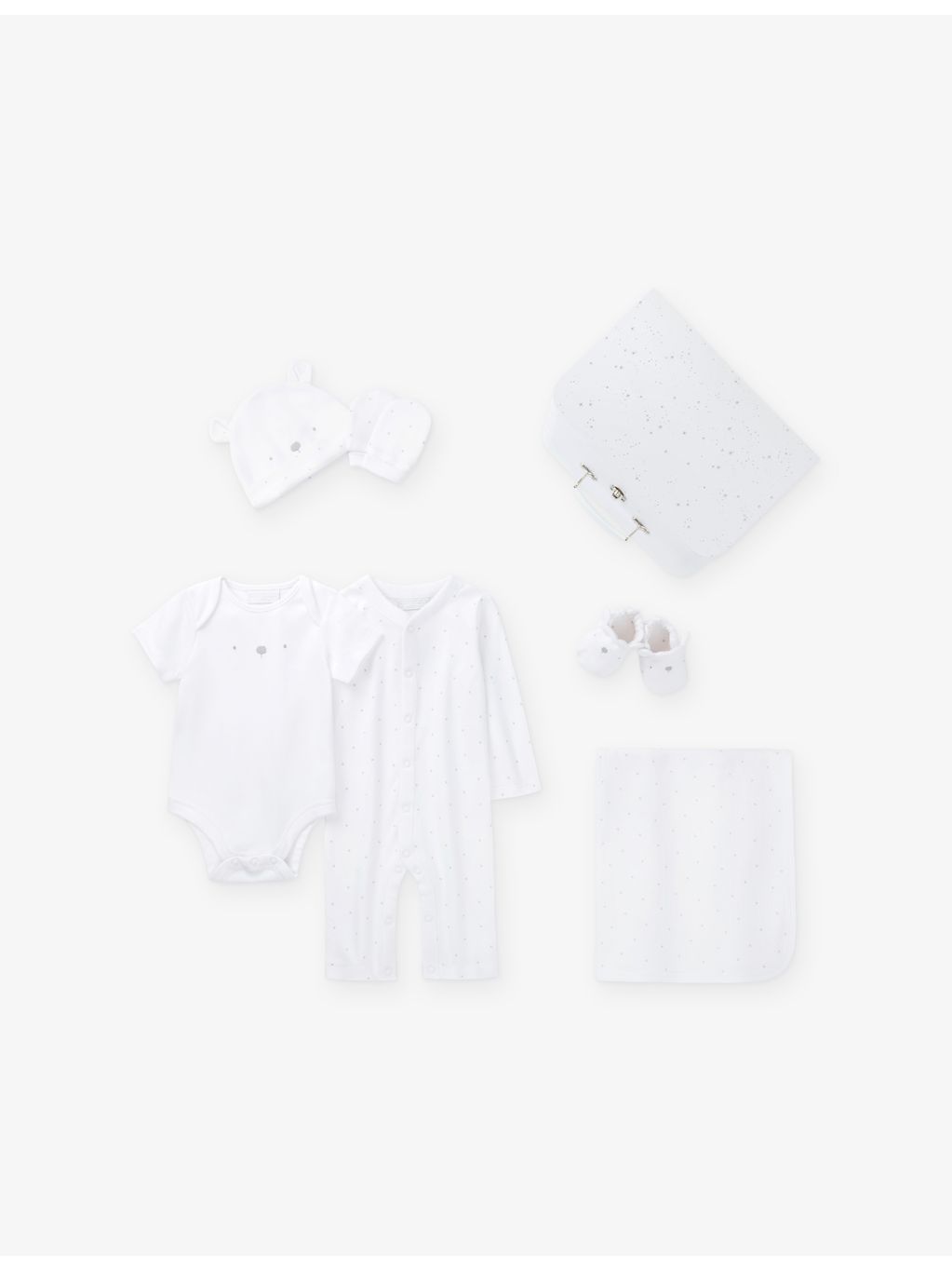 The Little White Company cotton baby gift set 0-6 months, UK version