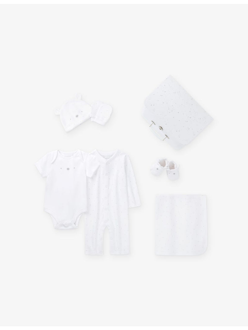 The Little White Company cotton baby gift set 0-6 months, UK version