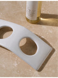 The White Company Morston stoneware bottle holder 20cm, imported from the UK