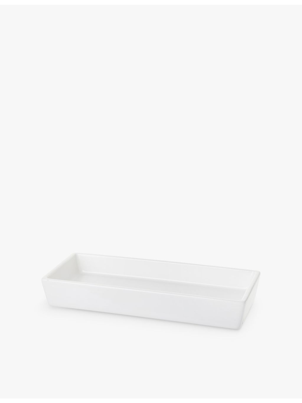 The White Company Morston stoneware tray 10cm x 24cm - British product