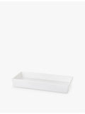 The White Company Morston stoneware tray 10cm x 24cm - British product