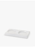 The White Company stoneware bottle holder tray 15cm - British product