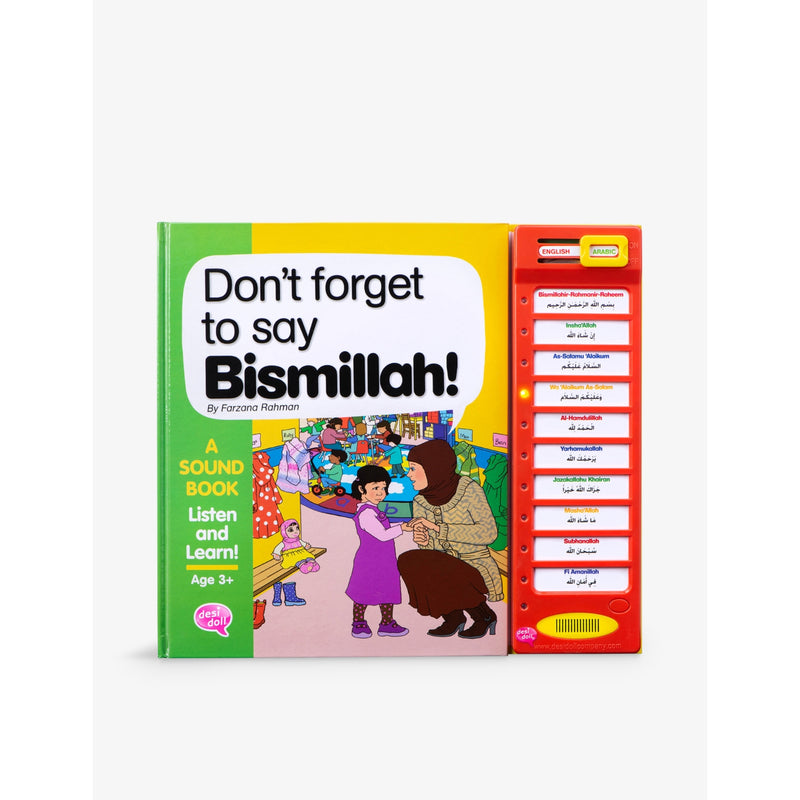 Desi Dolls interactive sound book Don't Forget To Say Bismillah (British brand)