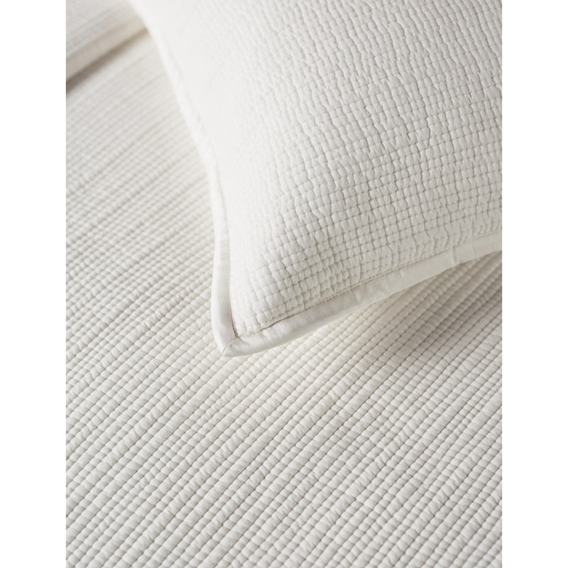 The White Company Belgravia large cotton cushion 60cm - British product