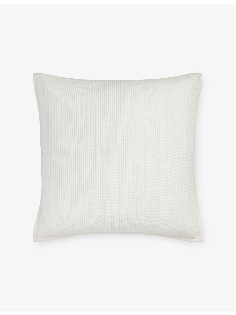 The White Company Belgravia large cotton cushion 60cm - British product