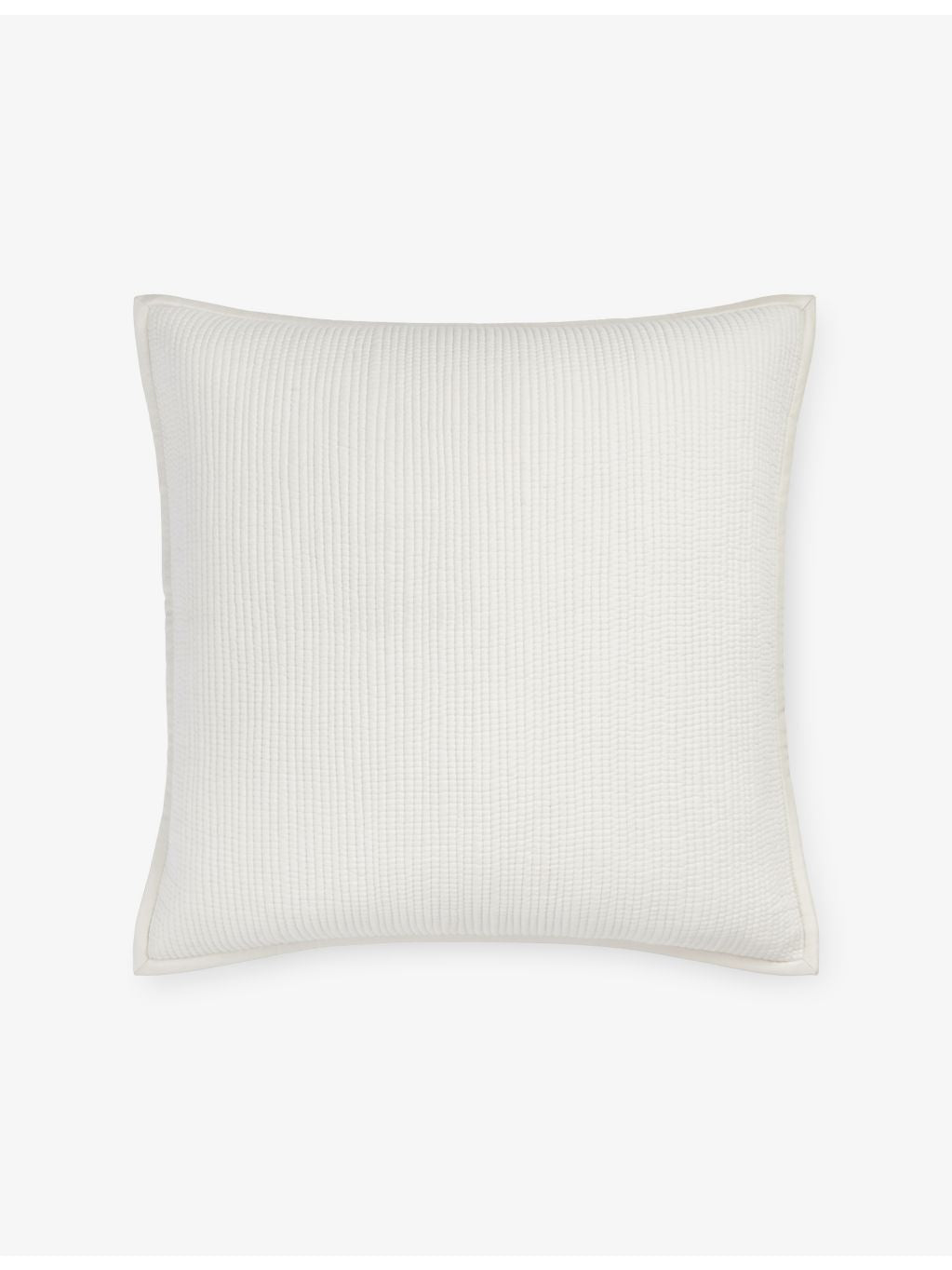 The White Company Belgravia large cotton cushion 60cm - British product