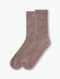 The White Company Ribbed Mid-Calf Cashmere Bed Socks