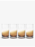Kelly Wearstler Zuma glass tumblers set of four - British product