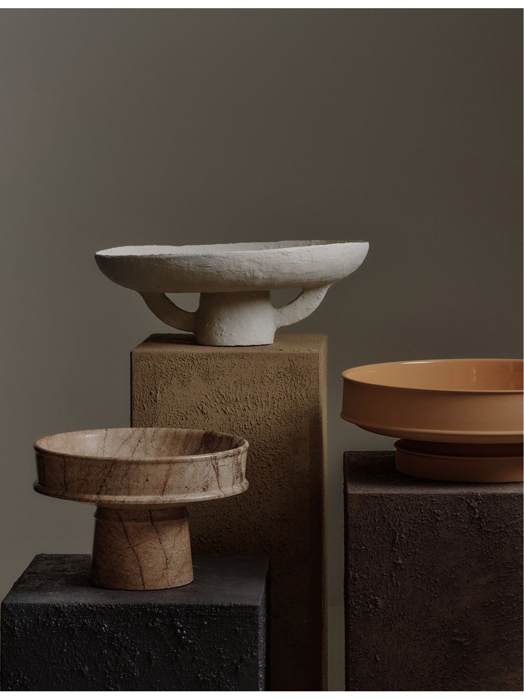 Kelly Wearstler Dune marble bowl 30.5cm - British product