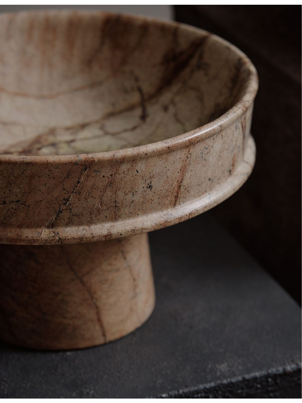 Kelly Wearstler Dune marble bowl 30.5cm - British product