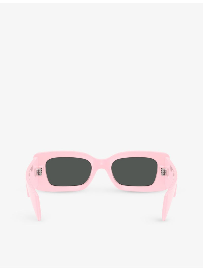 Versace rectangle-frame acetate sunglasses - British product