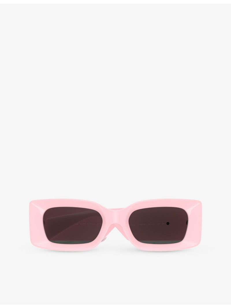 Versace rectangle-frame acetate sunglasses - British product
