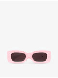 Versace rectangle-frame acetate sunglasses - British product