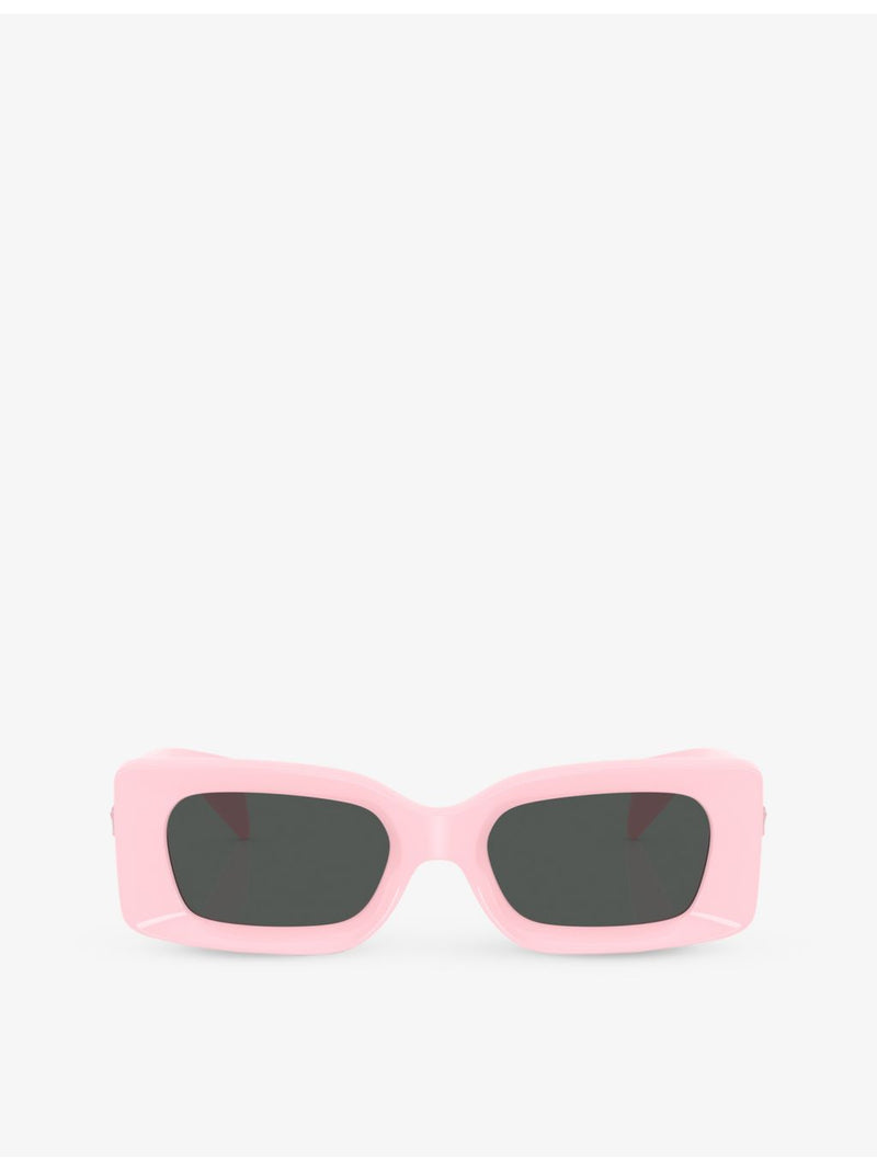 Versace rectangle-frame acetate sunglasses - British product